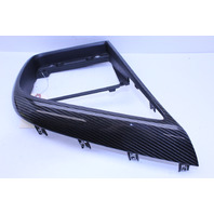 2008-2014 Audi R8 Dash Radio Stereo Trim Panel Bezel Carbon Fiber MA-Carbon 423858340 OEM