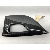 2008-2014 Audi R8 Carbon Fiber Interior Door Handle Cover Left 423868143N OEM
