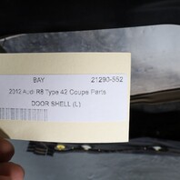 2008-2015 Audi R8 Coupe Left Door Shell Black Pearl 420831051B OEM Used