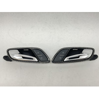 2012 Audi R8 Interior Inside Door Pull Handle Carbon Fiber MA-Carbon Right Left Pair OEM