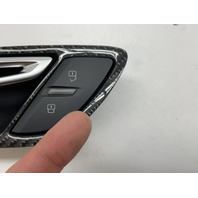 2012 Audi R8 Interior Inside Door Pull Handle Carbon Fiber MA-Carbon Right Left Pair OEM