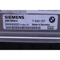 2005 BMW Z4 Engine Computer Module ECU ECM DME 7543157 OEM