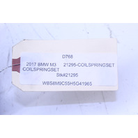 2015-2018 BMW M3 Rear Coil Spring Right Left Pair OEM