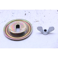 Porsche 911 Boxster Emergency Spare Tire Hold Plate Wing Nut OEM OEM