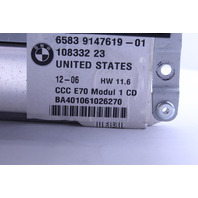 2007 BMW X5 Navigation Radio Stereo CD DVD Player CCC 9147619 OEM