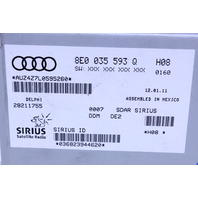 2008 Audi A4 Sirius Satellite Radio Module 8E0035593Q OEM