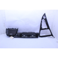 2012-2018 BMW M6 F12 Convertible Carbon Fiber Interior Dash Console Shift Bezel Door Trim Set