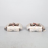 2004-2010 Porsche Cayenne Rear Brake Caliper Set Brembo Silver OEM