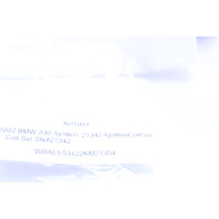 2002 BMW 330i Ignition Coil Set of Six - 12138647689 OEM