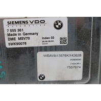 2006 BMW 325i 525i Engine Computer Module MSV70 ECU ECM DME DME - 12147555361 OEM