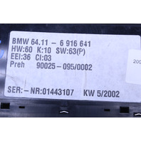 2000-2003 BMW 525i 530i 540i M5 Climate Temperature Control 64116916641 OEM