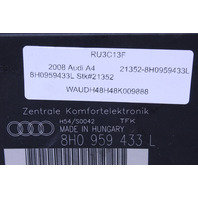 2005 2006 2007 2008 Audi A4 S4 Cabriolet Comfort Control Control Module CCM 8H0959433L OEM