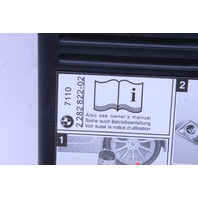 2006-2010 BMW M5 M6 Spare Tire Air Compressor Air Pump - 71102282822 OEM