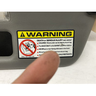 2002 2003 2004 Porsche 911 996 Targa Sun Visor Left OEM