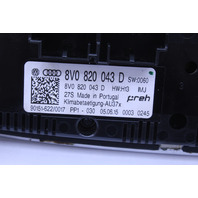 2015-2016 Audi A3 S3 Heater AC Climate Temperature Control Panel OEM