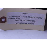 2004 2005 2006 Porsche Cayenne Turbo Rear Brake Caliper Set Pair Brembo Red OEM