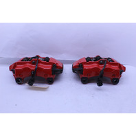 2004 2005 2006 Porsche Cayenne Turbo Rear Brake Caliper Set Pair Brembo Red OEM