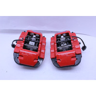 2004 2005 2006 Porsche Cayenne Turbo Rear Brake Caliper Set Pair Brembo Red OEM