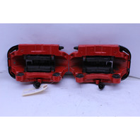 2004 2005 2006 Porsche Cayenne Turbo Rear Brake Caliper Set Pair Brembo Red OEM