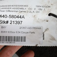 1984-1988 BMW 528e 535i 633csi Rear Axle Differential Carrier Non LSD OEM Used