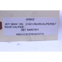 2008-2013 BMW 135i E82 Rear Brake Caliper Pair SEE NOTE OEM