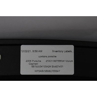 2006-2012 Porsche Cayman 987 Trunk Cargo Cover - 98755534100 OEM