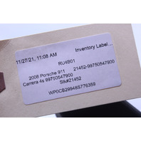 2006 2007 2008 Porsche 911 997 Rear Bumper Bracket Heat Shield Left Driver OEM