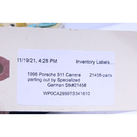 1995 1996 1997 1998 Porsche 911 993 Fuel Oil Level Gauge Black Face OEM