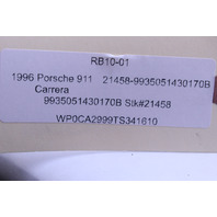 1995-1998 Porsche 911 993 Front Bumper Retainer Seal Strip OEM