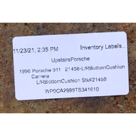 1995-1998 Porsche 911 993 Convertible Rear Seat Cushion Left Driver