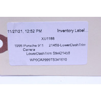 1995 1996 1997 1998 Porsche 911 993 Ignition Switch Dash Trim - 96455247700 OEM