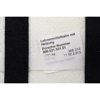 1999-2004 Porsche 911 Boxster Front Seat Backrest Cushion Black OEM