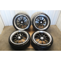 1999-2004 Porsche 911 996 HRE Wheel Set Wheels 3 Piece Michelin Pilot Tires OEM