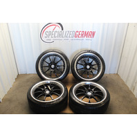 1999-2004 Porsche 911 996 HRE Wheel Set Wheels 3 Piece Michelin Pilot Tires OEM