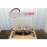 2001-2004 Porsche 911 996 C4S EXhaust Muffler Right Left Pair Modified Bypass OEM