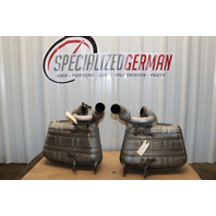2001-2004 Porsche 911 996 C4S EXhaust Muffler Right Left Pair Modified Bypass OEM