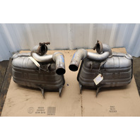 2001-2004 Porsche 911 996 C4S EXhaust Muffler Right Left Pair Modified Bypass OEM
