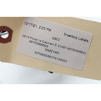 2013-2016 Porsche Boxster Cayman Rear Bumper Bracket Left Driver - 98150584503 OEM