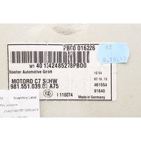 2014 2015 2016 Porsche Cayman Rear Trunk Carpet OEM