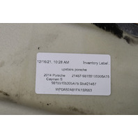 2014 2015 2016 Porsche Cayman 981 Trunk Cargo Rear Carpet Lining - 98155105305 OEM