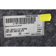 2014 2015 2016 Porsche Cayman 981 Trunk Trim Panel Left OEM