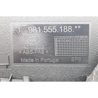 2014 2015 2016 Porsche Cayman 981 Quarter Trim Panel Upper Right OEM