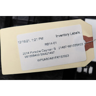 2014 2015 2016 Porsche Cayman 981 Rear Shelf Front Trim Panel OEM