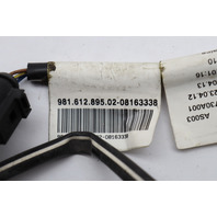 2013-2016 Porsche Boxster Cayman 981 Rear Bumper License Plate Wire Harness - 98161289502 OEM