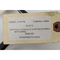 2013-2016 Porsche Boxster Cayman 981 Rear Bumper License Plate Wire Harness - 98161289502 OEM