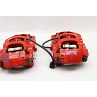 2013-2016 Porsche Boxster Cayman 981 Front Brake Calipers Brembo Pair Red OEM