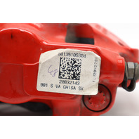2013-2016 Porsche Boxster Cayman 981 Front Brake Calipers Brembo Pair Red OEM