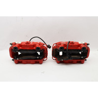 2013-2016 Porsche Boxster Cayman 981 Front Brake Calipers Brembo Pair Red OEM