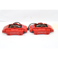 2013-2016 Porsche Boxster Cayman 981 Rear Brake Calipers Brembo Pair Red OEM