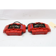 2013-2016 Porsche Boxster Cayman 981 Rear Brake Calipers Brembo Pair Red OEM